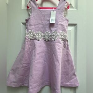 Janie and Jack Lilac Dress with Lace